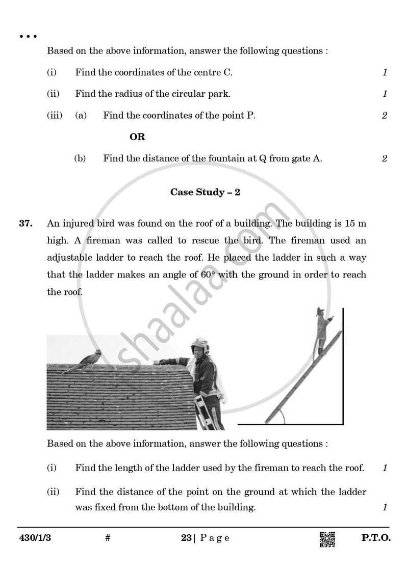 Mathematics 2024-2025 Class 10 - CBSE (Central Board of Secondary Education) question paper with PDF download