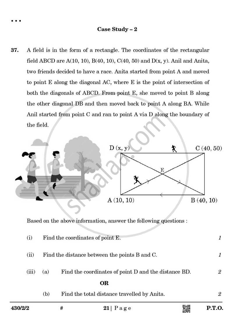 Mathematics 2024-2025 Class 10 - CBSE (Central Board of Secondary Education) question paper with PDF download