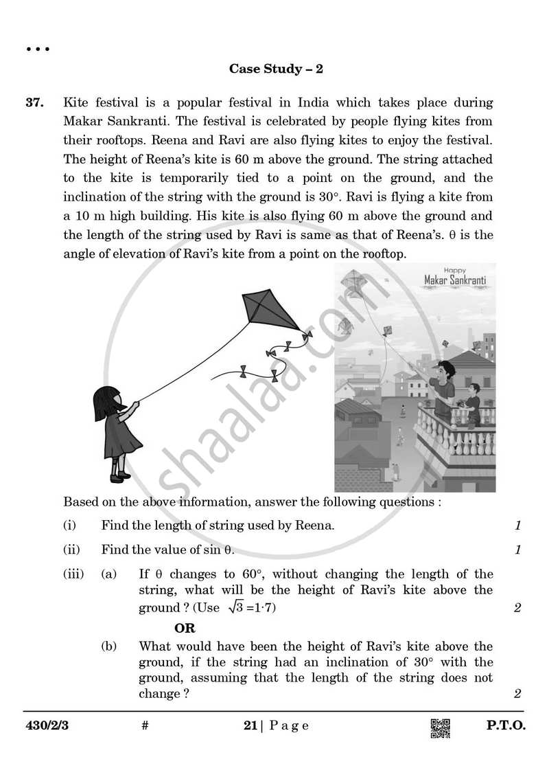 Mathematics 2024-2025 Class 10 - CBSE (Central Board of Secondary Education) question paper with PDF download