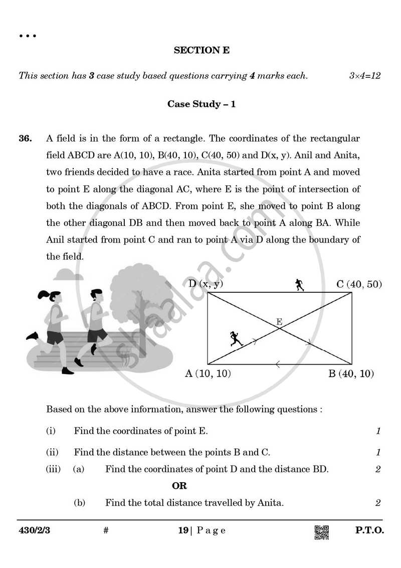 Mathematics 2024-2025 Class 10 - CBSE (Central Board of Secondary Education) question paper with PDF download