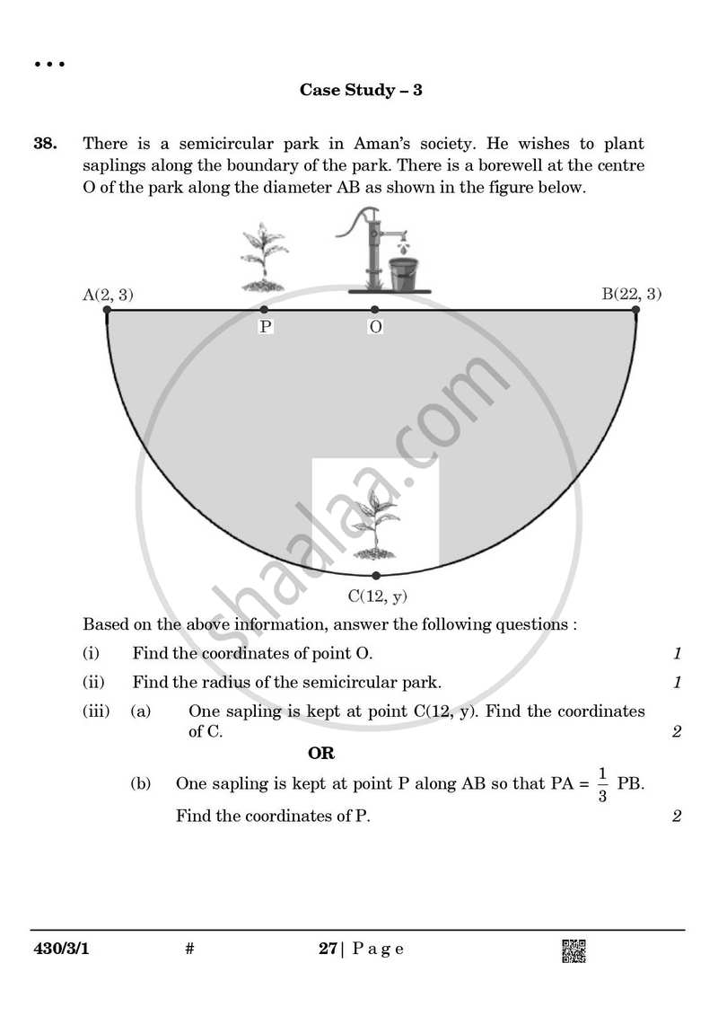 Mathematics 2024-2025 Class 10 - CBSE (Central Board of Secondary Education) question paper with PDF download