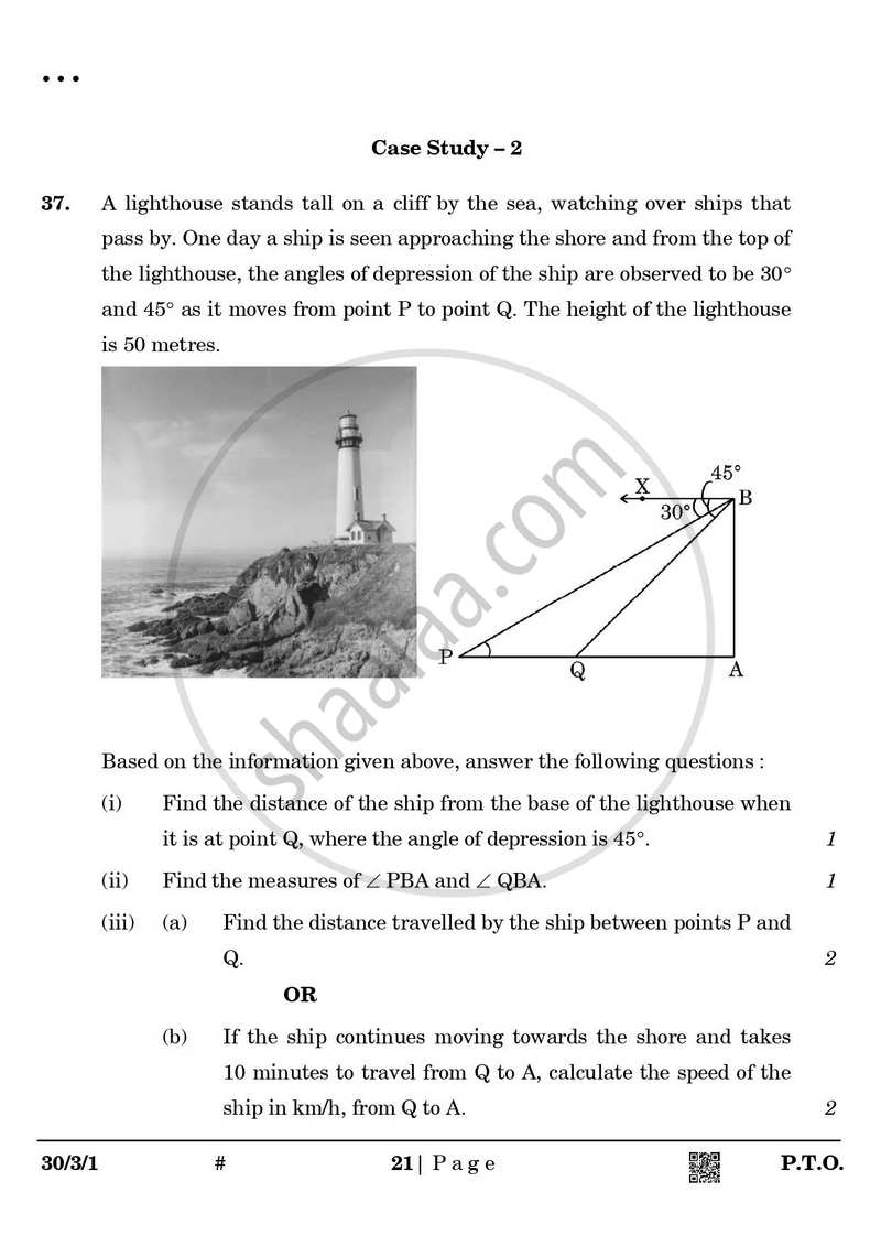 Mathematics 2024-2025 Class 10 - CBSE (Central Board of Secondary Education) question paper with PDF download