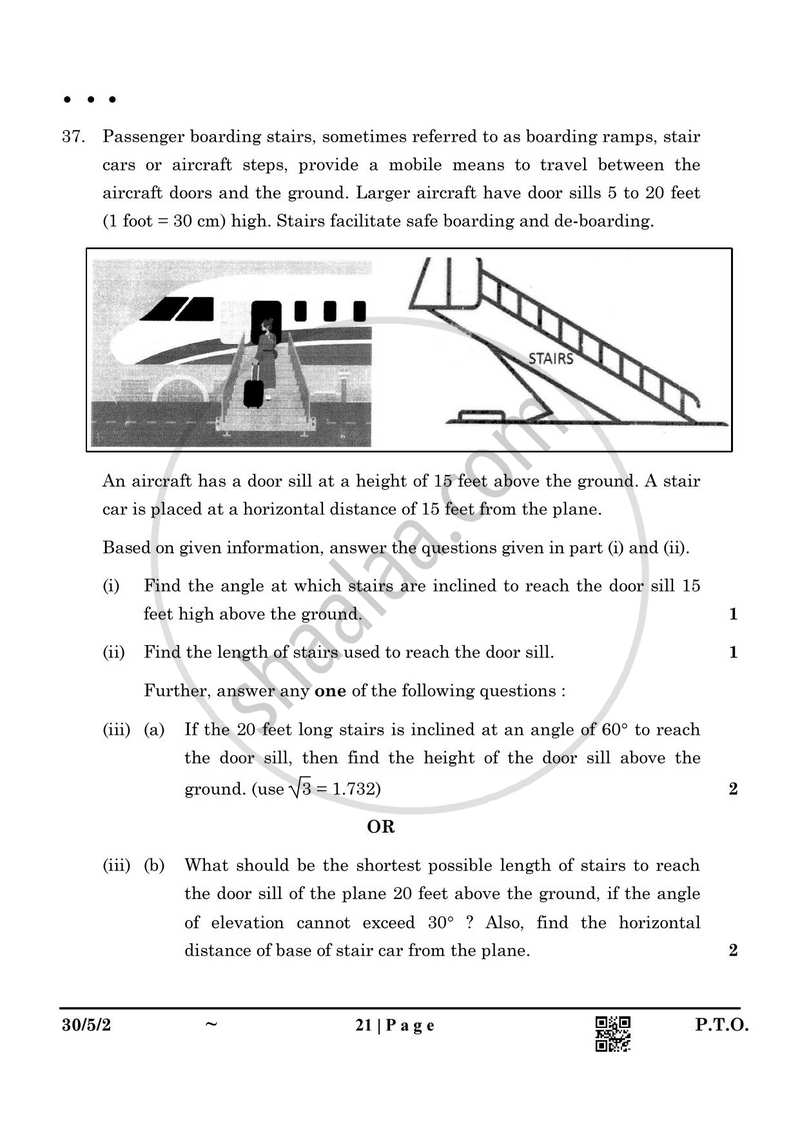 Mathematics 2024-2025 Class 10 - CBSE (Central Board of Secondary Education) question paper with PDF download