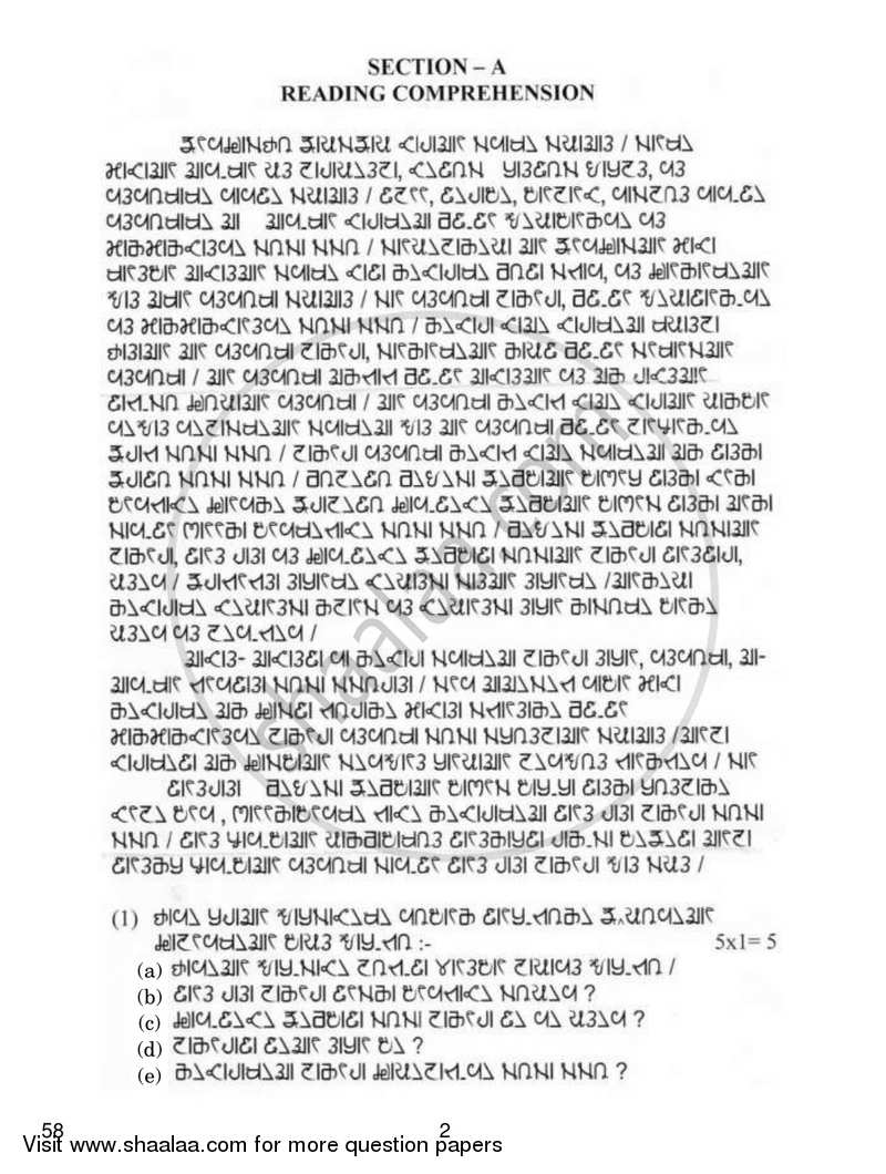 Rai 2018-2019 Class 10 - CBSE (Central Board of Secondary Education) question paper with PDF download