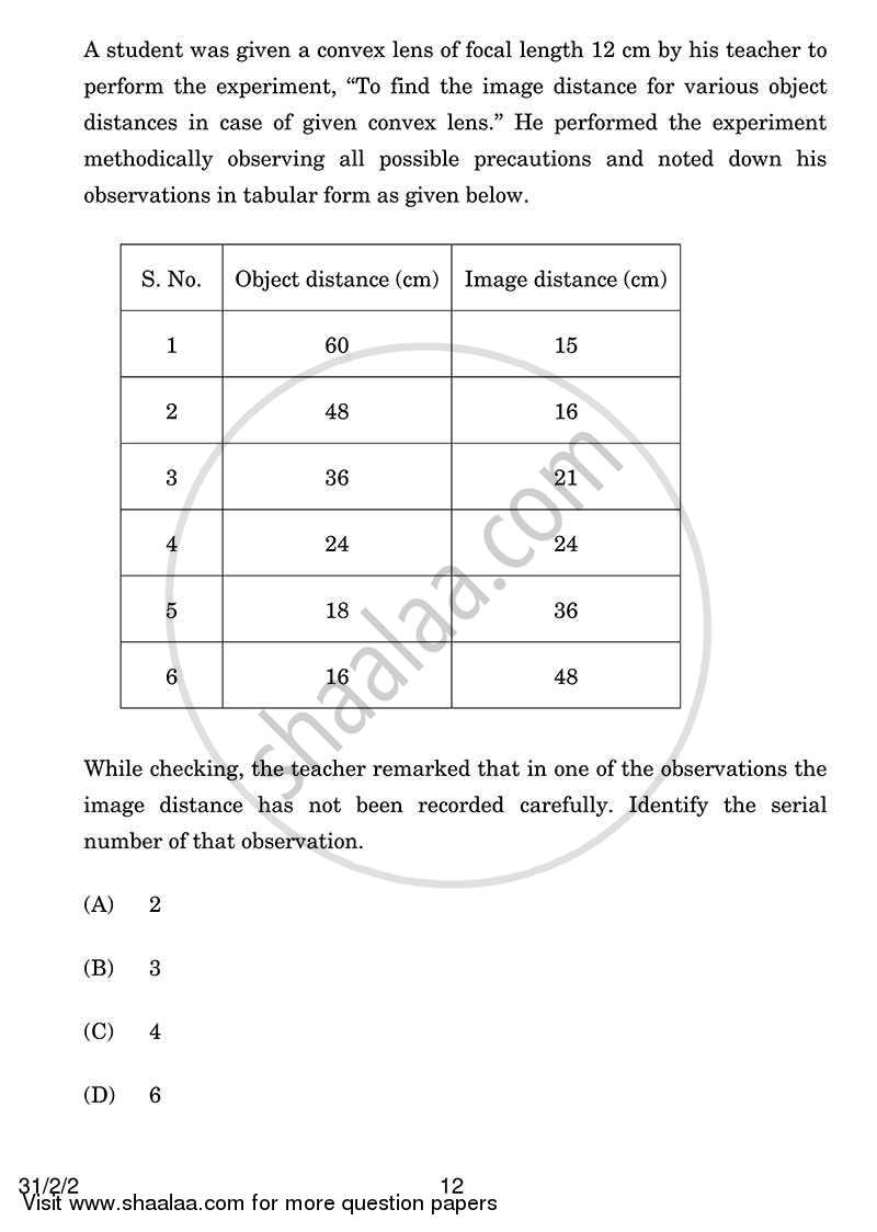 Science 2013-2014 Class 10 - CBSE (Central Board of Secondary Education) question paper with PDF download