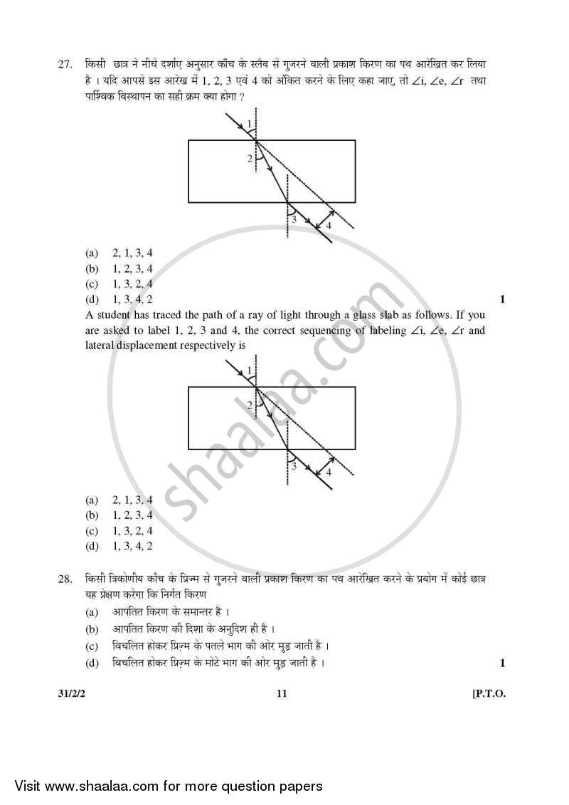 Science 2015-2016 Class 10 - CBSE (Central Board of Secondary Education) question paper with PDF download