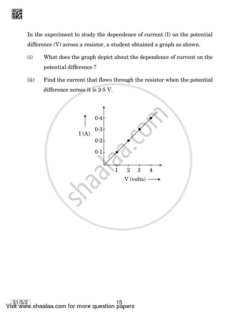 Science 2018-2019 Class 10 - CBSE (Central Board of Secondary Education) question paper with PDF download