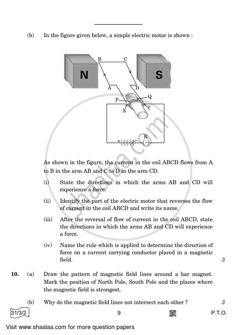Science 2021-2022 Class 10 - CBSE (Central Board of Secondary Education) question paper with PDF download