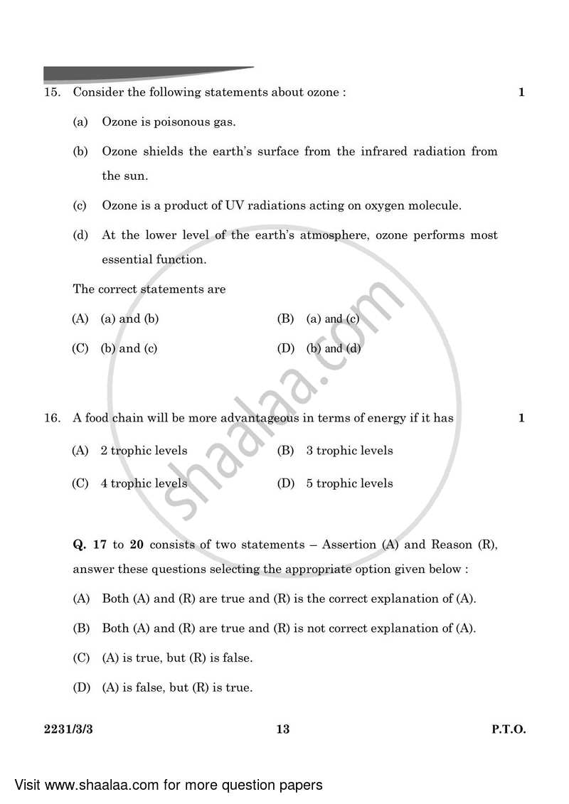 Science 2023-2024 Class 10 - CBSE (Central Board of Secondary Education) question paper with PDF download