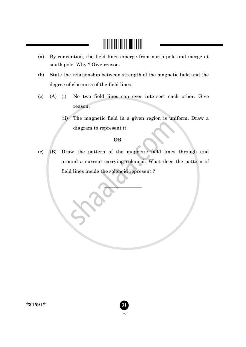 Science 2024-2025 Class 10 - CBSE (Central Board of Secondary Education) question paper with PDF download