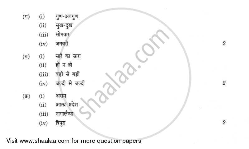 Shorthand (Hindi) 2011-2012 Class 12 - CBSE (Central Board of Secondary Education) question paper with PDF download