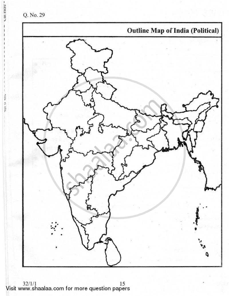 Social Science 2009-2010 Class 10 - CBSE (Central Board of Secondary Education) question paper with PDF download