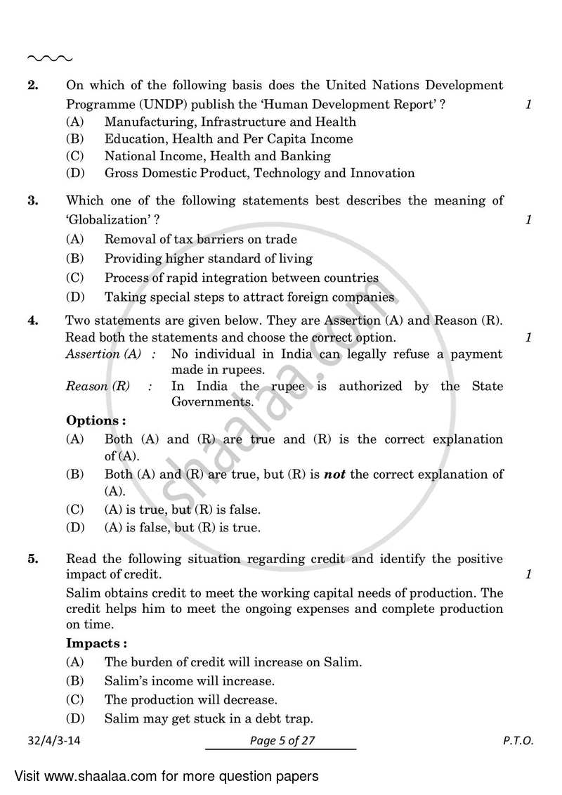 Social Science 2023-2024 Class 10 - CBSE (Central Board of Secondary Education) question paper with PDF download