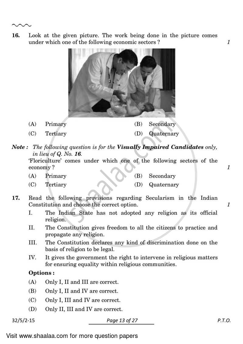 Social Science 2023-2024 Class 10 - CBSE (Central Board of Secondary Education) question paper with PDF download
