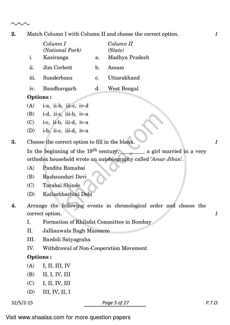 Social Science 2023-2024 Class 10 - CBSE (Central Board of Secondary Education) question paper with PDF download