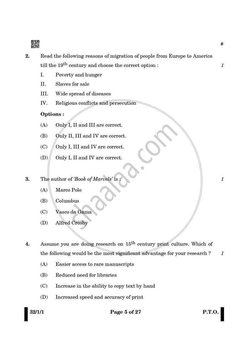 Social Science 2024-2025 Class 10 - CBSE (Central Board of Secondary Education) question paper with PDF download