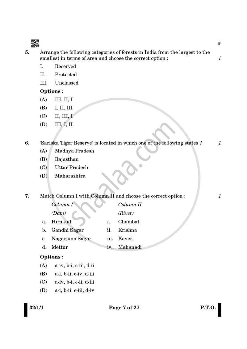 Social Science 2024-2025 Class 10 - CBSE (Central Board of Secondary Education) question paper with PDF download