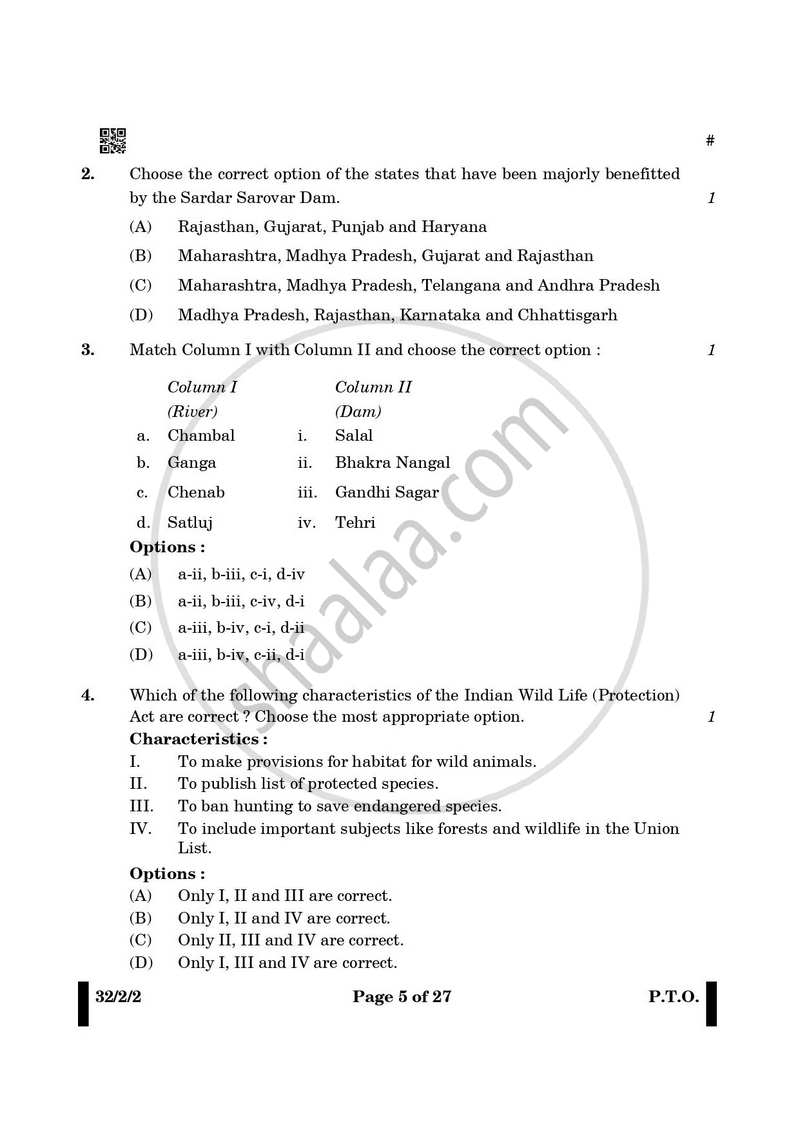 Social Science 2024-2025 Class 10 - CBSE (Central Board of Secondary Education) question paper with PDF download