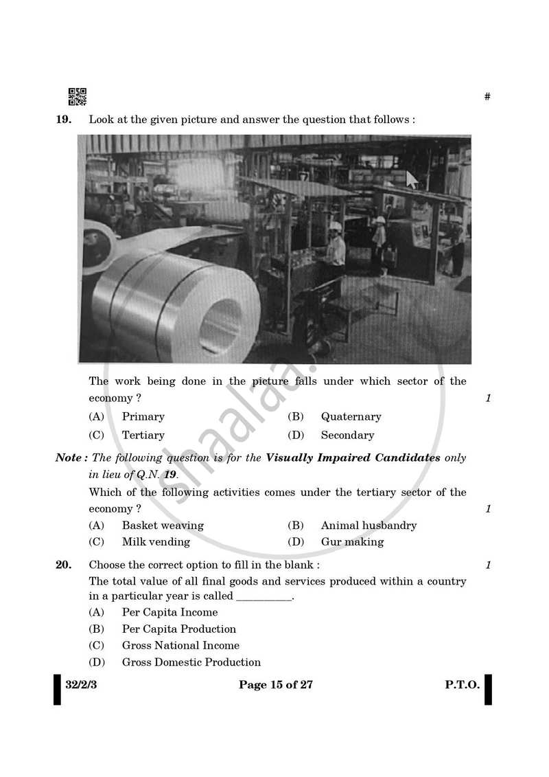 Social Science 2024-2025 Class 10 - CBSE (Central Board of Secondary Education) question paper with PDF download