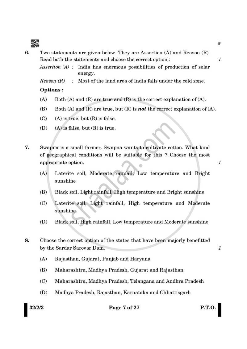 Social Science 2024-2025 Class 10 - CBSE (Central Board of Secondary Education) question paper with PDF download