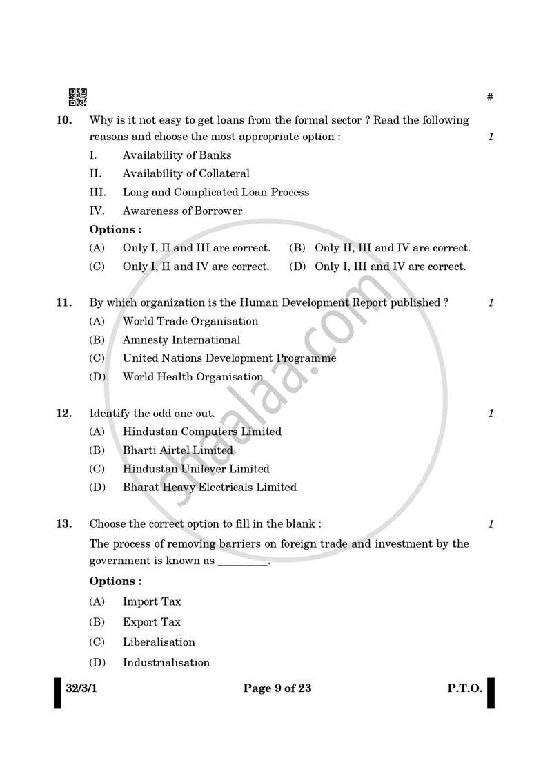 Social Science 2024-2025 Class 10 - CBSE (Central Board of Secondary Education) question paper with PDF download