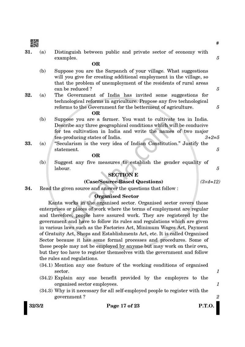 Social Science 2024-2025 Class 10 - CBSE (Central Board of Secondary Education) question paper with PDF download
