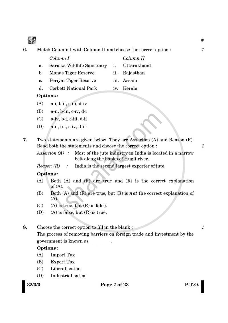 Social Science 2024-2025 Class 10 - CBSE (Central Board of Secondary Education) question paper with PDF download