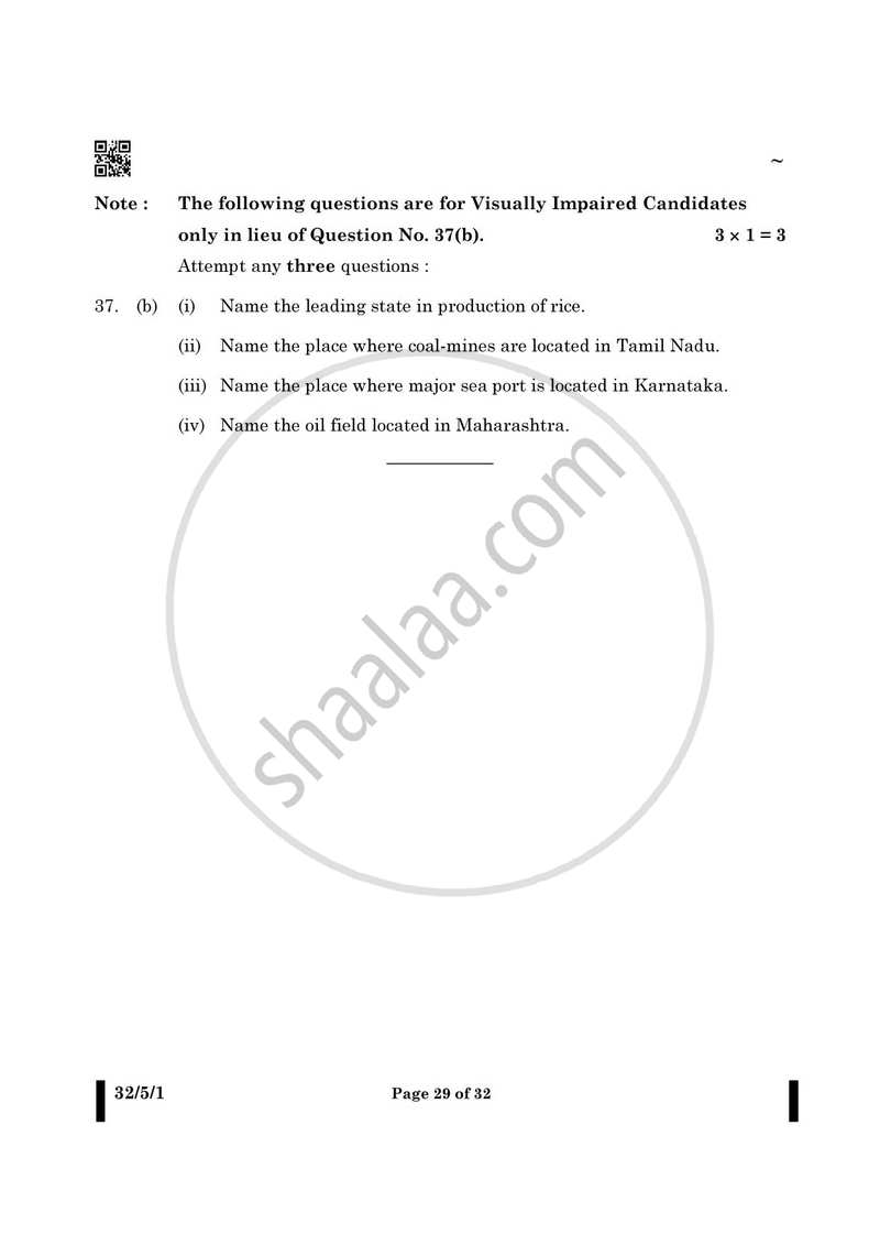 Social Science 2024-2025 Class 10 - CBSE (Central Board of Secondary Education) question paper with PDF download