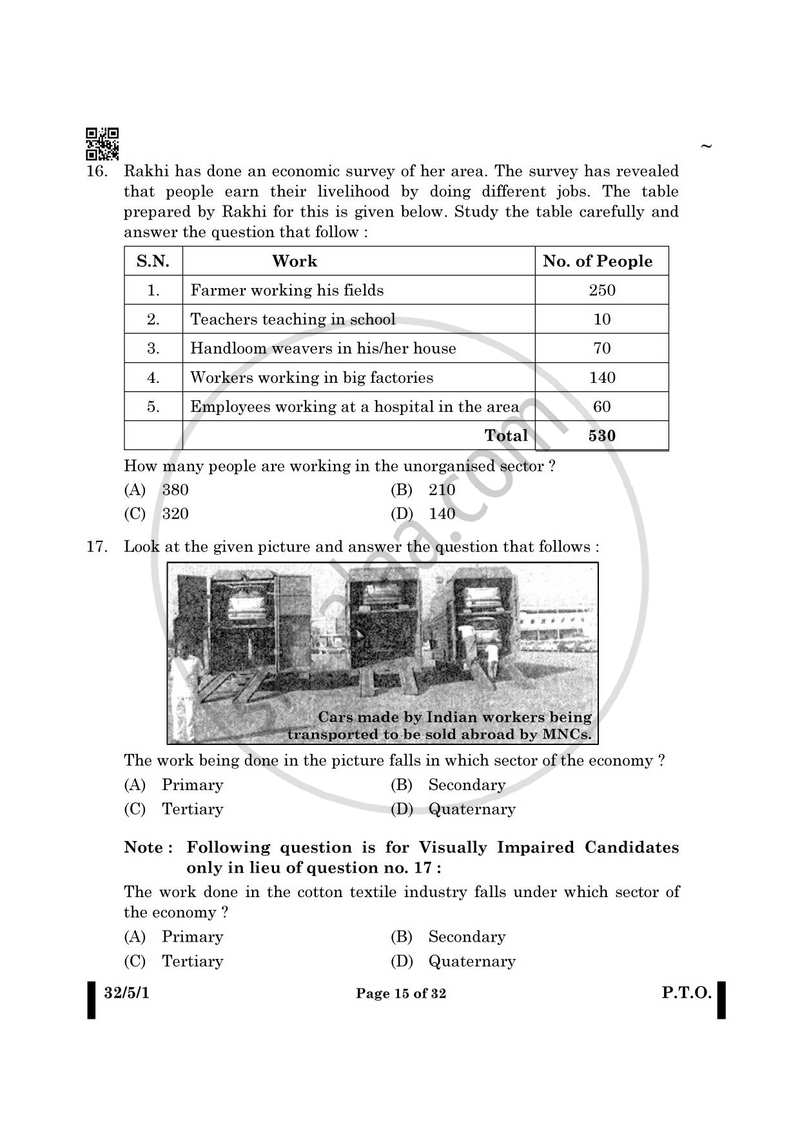 Social Science 2024-2025 Class 10 - CBSE (Central Board of Secondary Education) question paper with PDF download