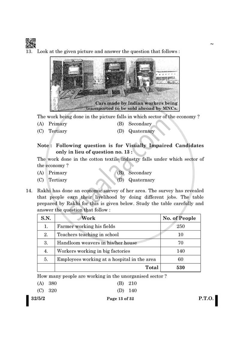 Social Science 2024-2025 Class 10 - CBSE (Central Board of Secondary Education) question paper with PDF download