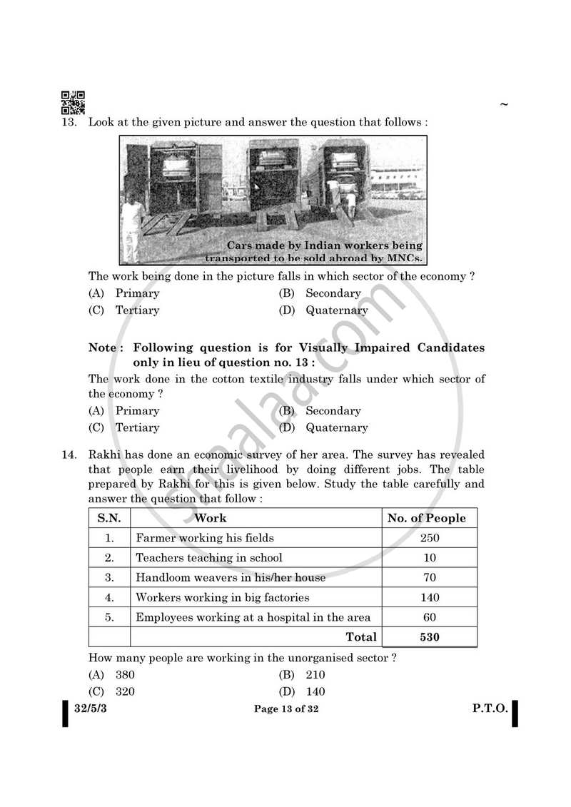 Social Science 2024-2025 Class 10 - CBSE (Central Board of Secondary Education) question paper with PDF download
