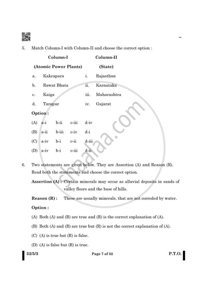 Social Science 2024-2025 Class 10 - CBSE (Central Board of Secondary Education) question paper with PDF download