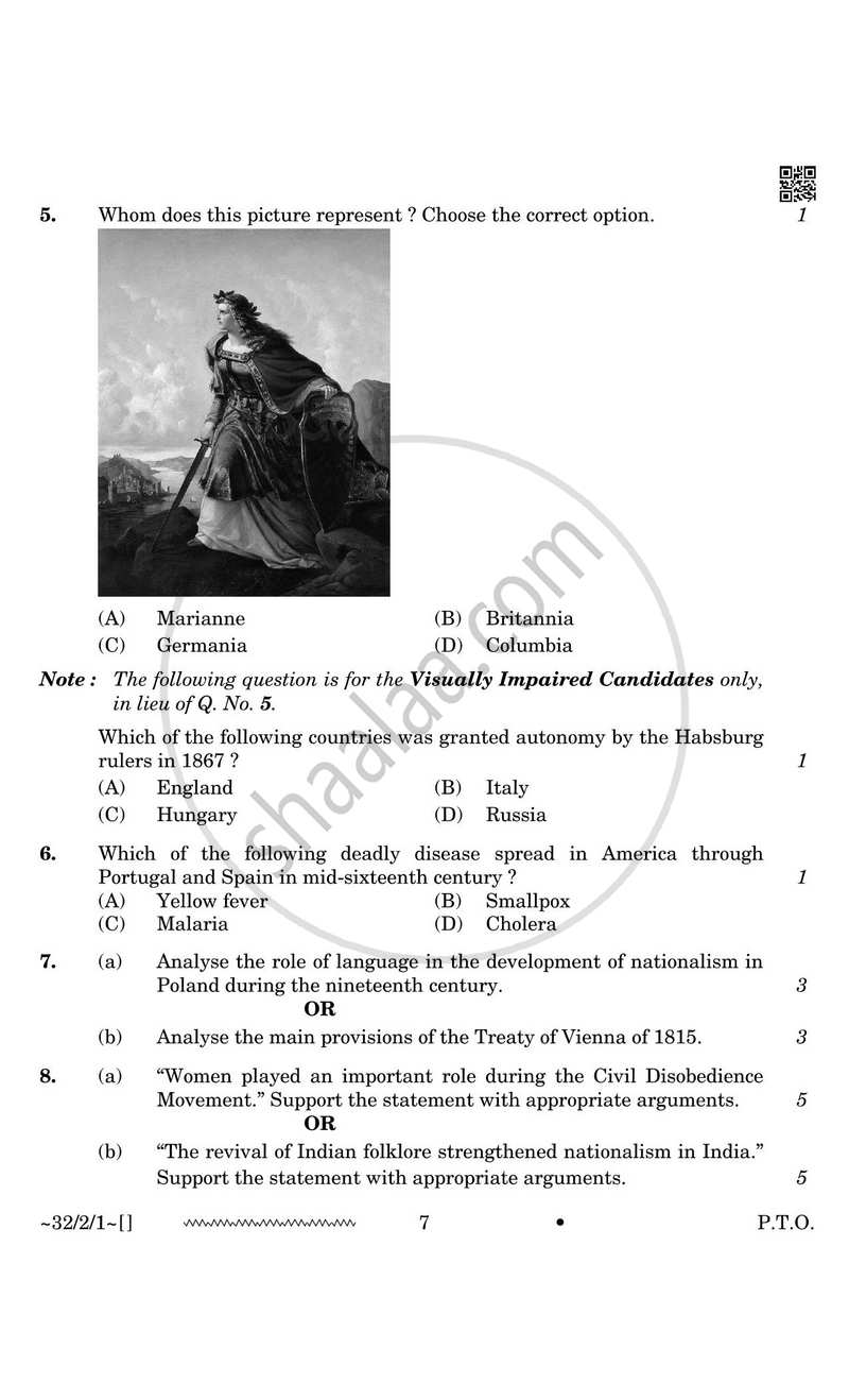 Social Science 2025-2026 Class 10 - CBSE (Central Board of Secondary Education) question paper with PDF download