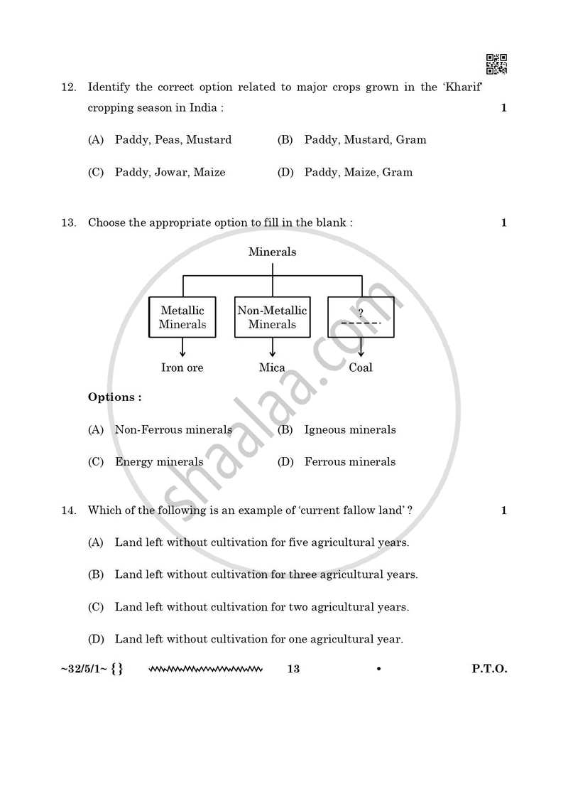 Social Science 2025-2026 Class 10 - CBSE (Central Board of Secondary Education) question paper with PDF download