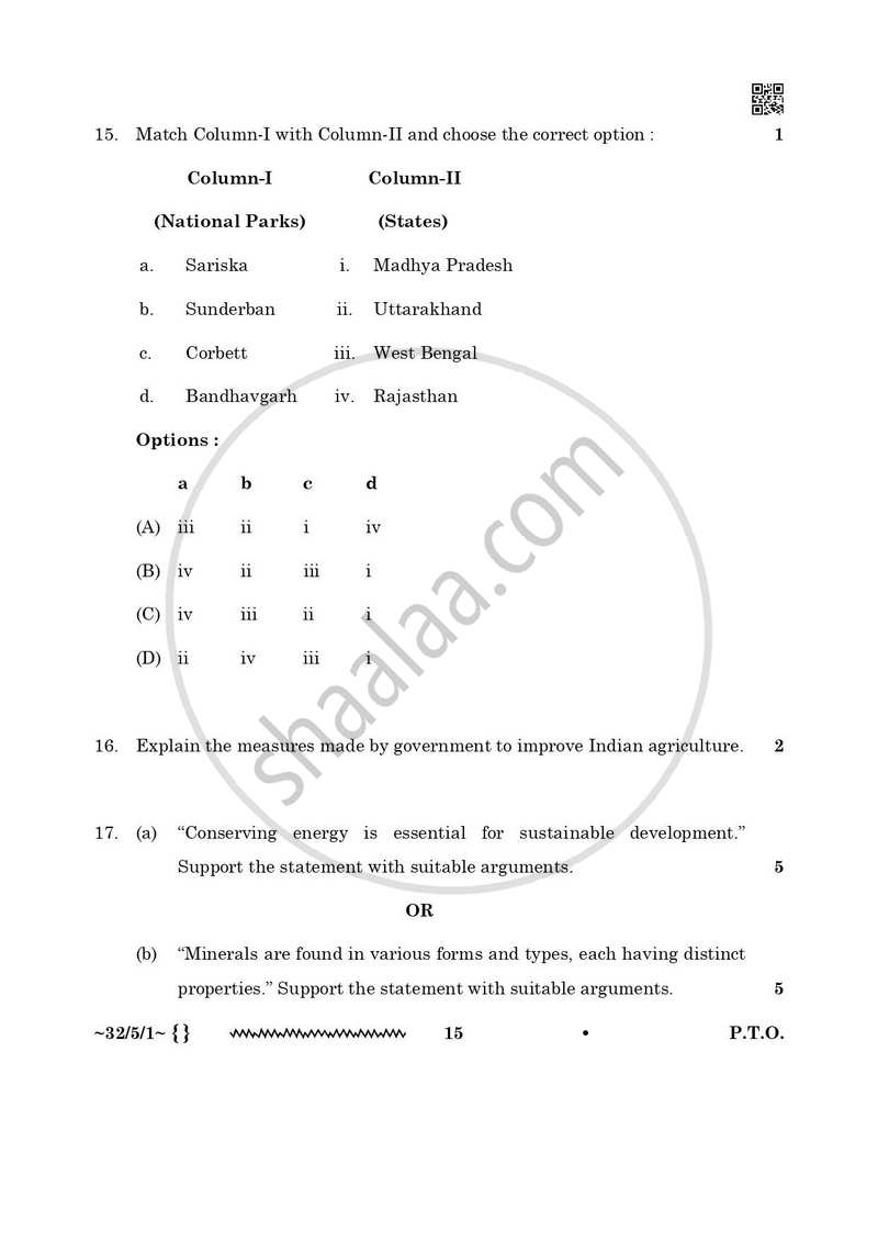 Social Science 2025-2026 Class 10 - CBSE (Central Board of Secondary Education) question paper with PDF download