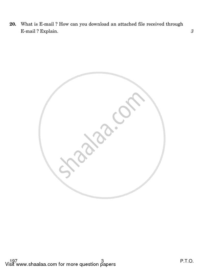 Typography and Computer Applications (English) 2017-2018 Class 12 - CBSE (Central Board of Secondary Education) question paper with PDF download