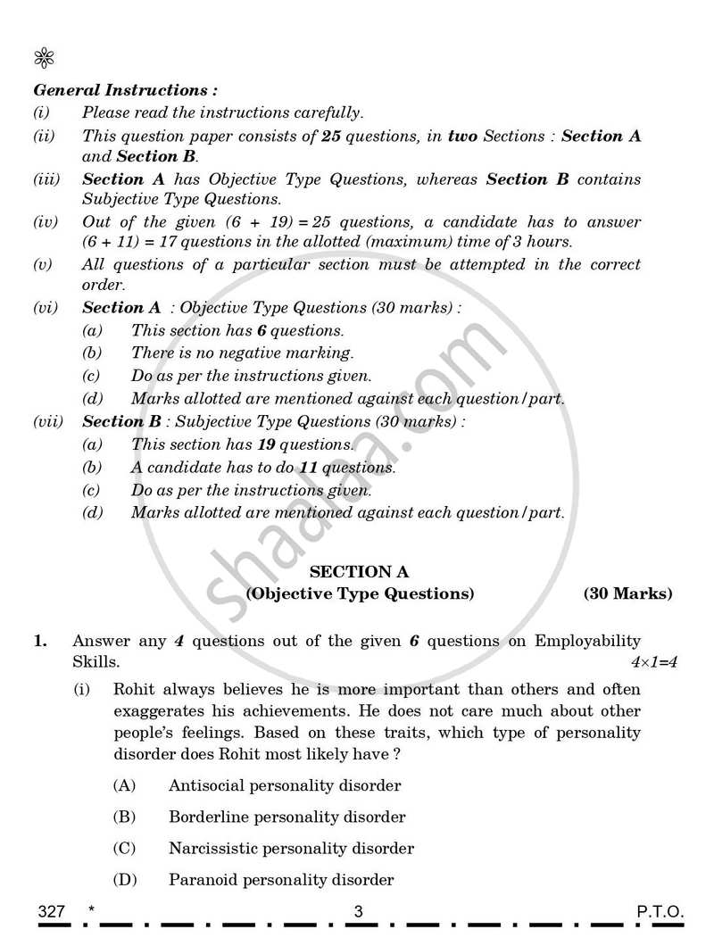 Web Applications 2025-2026 Class 12 - CBSE (Central Board of Secondary Education) question paper with PDF download