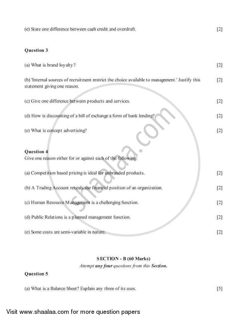 Commercial Applications 2006-2007 ICSE Class 10  - CISCE (Council for the Indian School Certificate Examinations) question paper with PDF download