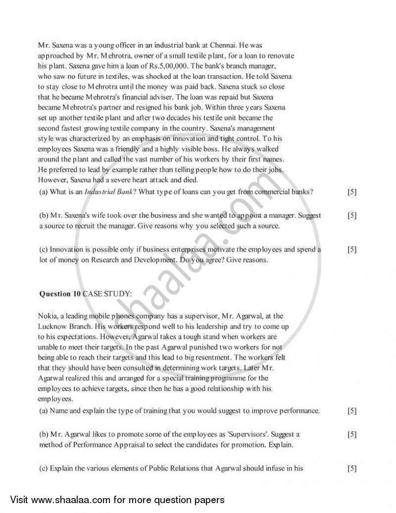 Commercial Applications 2007-2008 ICSE Class 10  - CISCE (Council for the Indian School Certificate Examinations) question paper with PDF download