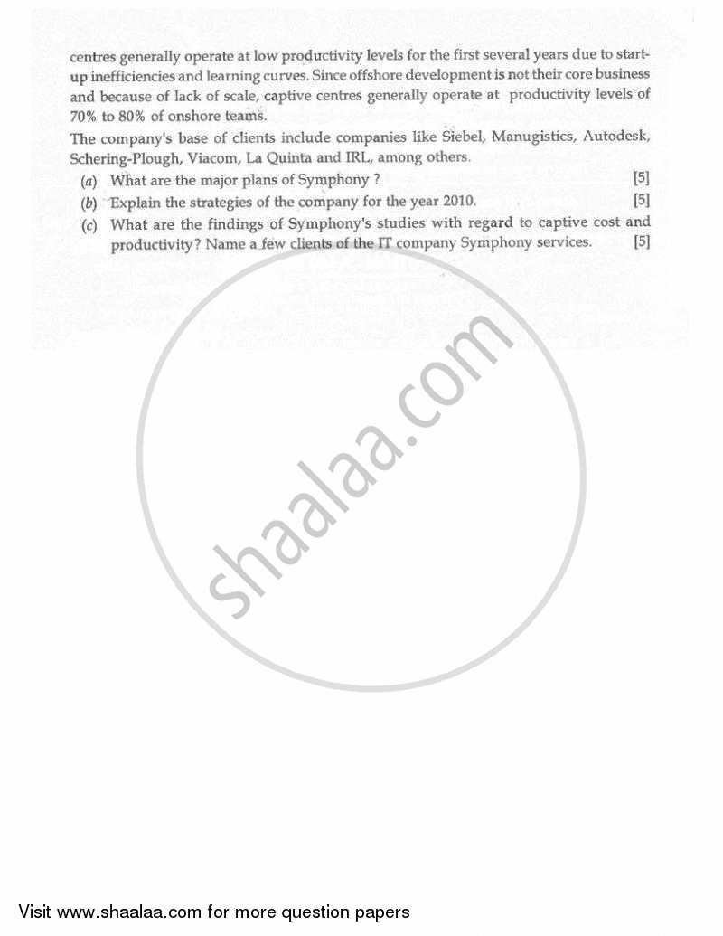 Commercial Applications 2010-2011 ICSE Class 10  - CISCE (Council for the Indian School Certificate Examinations) question paper with PDF download