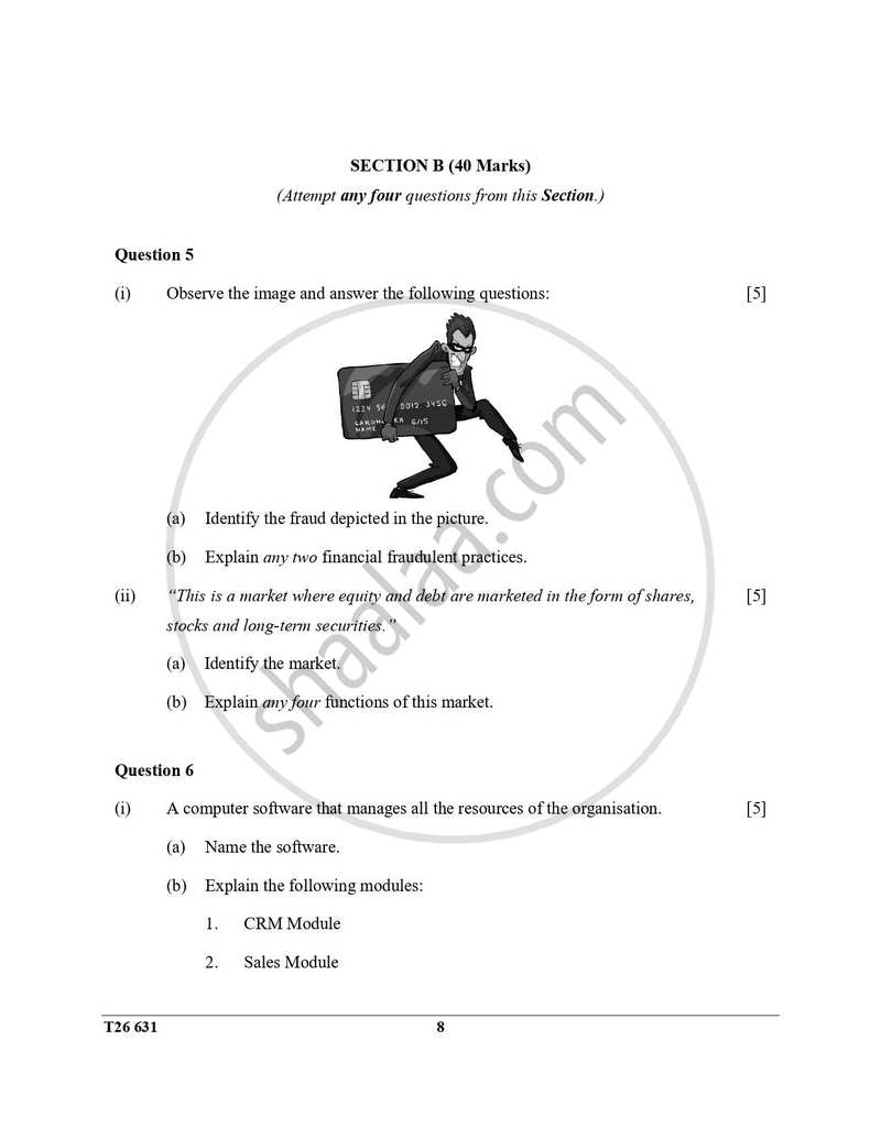 Commercial Studies 2025-2026 ICSE Class 10 - CISCE (Council for the Indian School Certificate Examinations) question paper with PDF download