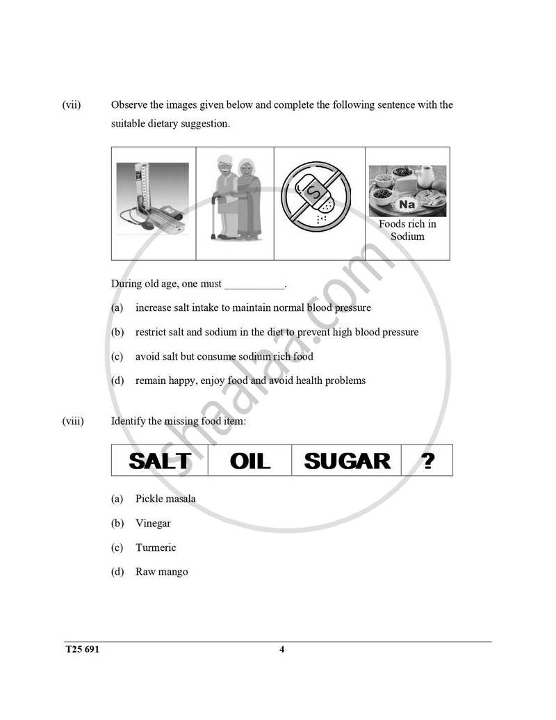 Cookery 2024-2025 ICSE Class 10  - CISCE (Council for the Indian School Certificate Examinations) question paper with PDF download