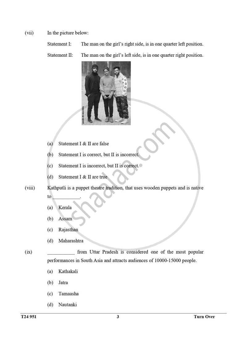 Drama 2023-2024 ICSE Class 10  - CISCE (Council for the Indian School Certificate Examinations) question paper with PDF download