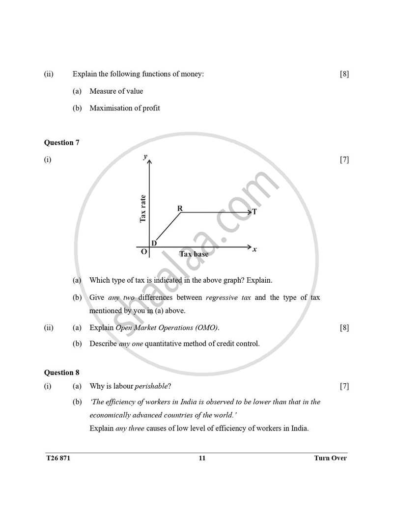 Economic Applications 2025-2026 ICSE Class 10 - CISCE (Council for the Indian School Certificate Examinations) question paper with PDF download