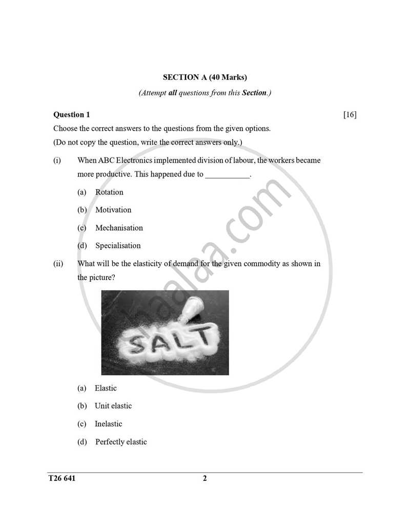 Economics 2025-2026 ICSE Class 10 - CISCE (Council for the Indian School Certificate Examinations) question paper with PDF download