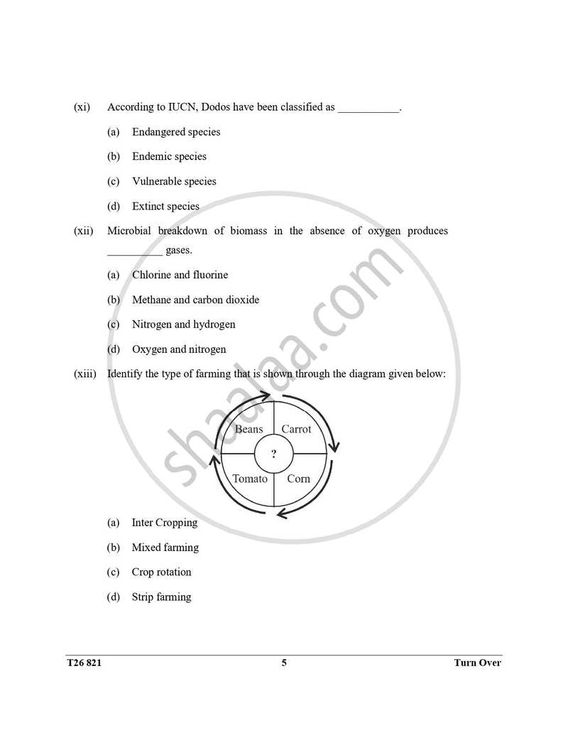 Environmental Science 2025-2026 ICSE Class 10 - CISCE (Council for the Indian School Certificate Examinations) question paper with PDF download