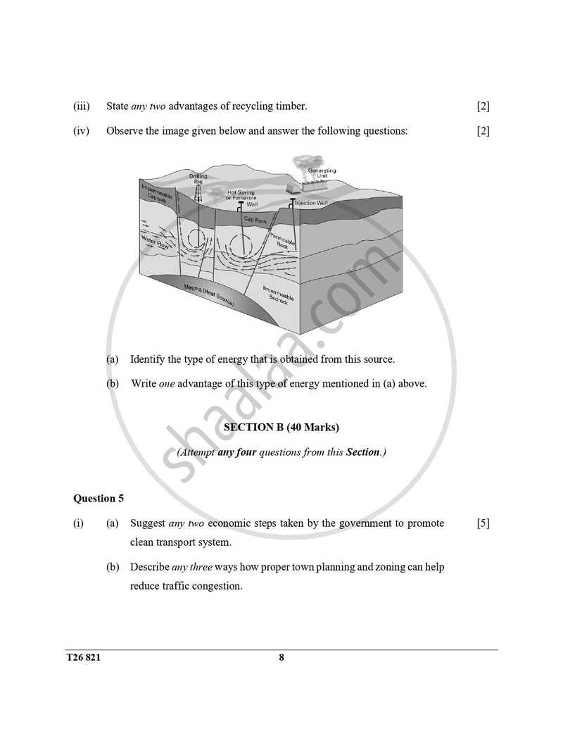 Environmental Science 2025-2026 ICSE Class 10 - CISCE (Council for the Indian School Certificate Examinations) question paper with PDF download