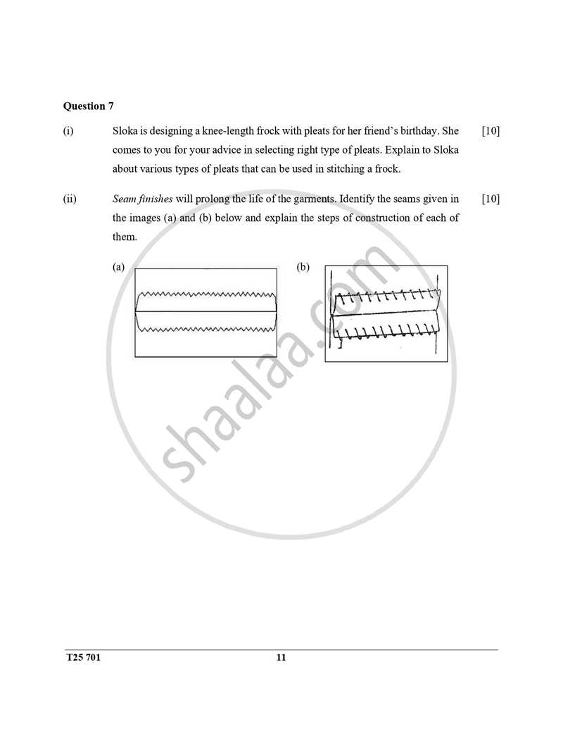 Fashion Designing 2024-2025 ICSE Class 10  - CISCE (Council for the Indian School Certificate Examinations) question paper with PDF download