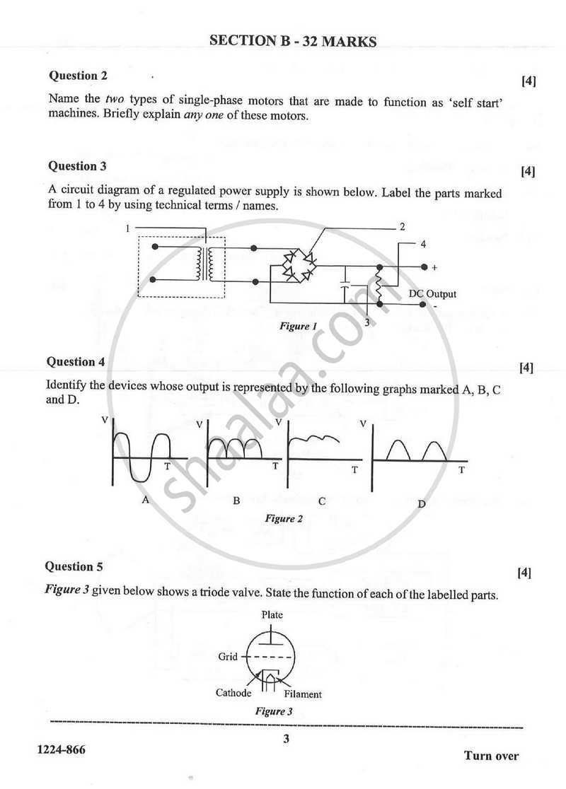 Electricity and Electronics 2023-2024 - I.S.C. - ISC Class 12 - CISCE (Council for the Indian School Certificate Examinations) question paper with PDF download