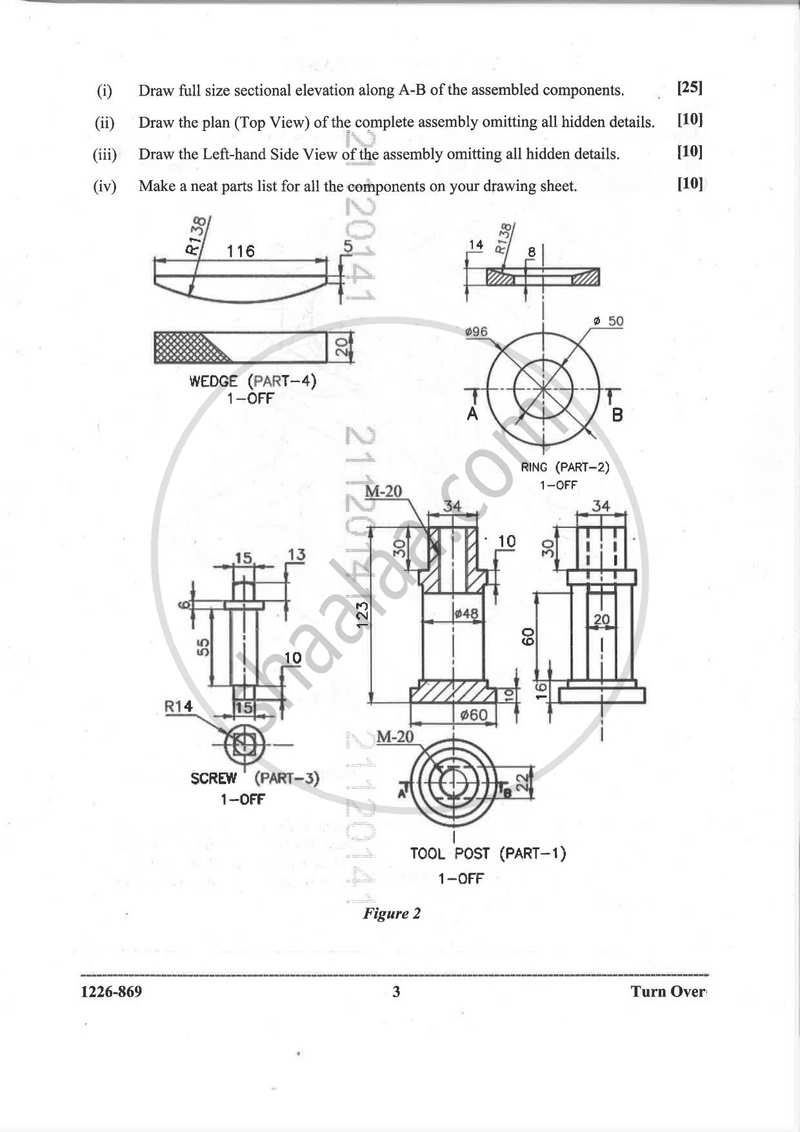 Geometrical and Mechanical Drawing 2025-2026 - I.S.C. - ISC Class 12 - CISCE (Council for the Indian School Certificate Examinations) question paper with PDF download